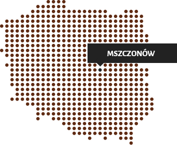 Lokalizacja Mszczonowa na mapie Polski