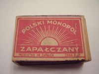 Zapałki produkowane w mszczonowskiej fabryce w latach  1925-1933