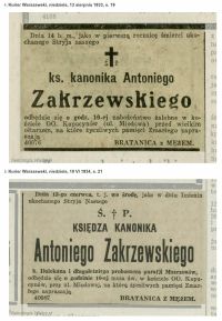 wycinek z gazety "Kurier Warszawski"
