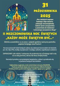 plakat - Marsz Świętych