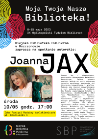 Spotkanie autorskie z Joanną Jax