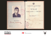Wykaz wykładów i ćwiczeń Franciszka Maklakiewicza z Uniwersytetu Warszawskiego, 5 lutego 1935 rok