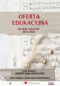 Oferta edukacyjna Izb Pamięci na rok szkolny 2025/2026